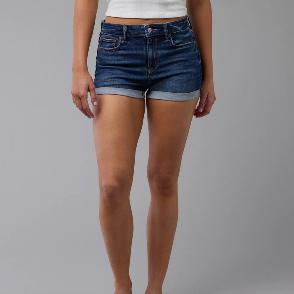 American Eagle Next Level High-Waisted Denim Short
